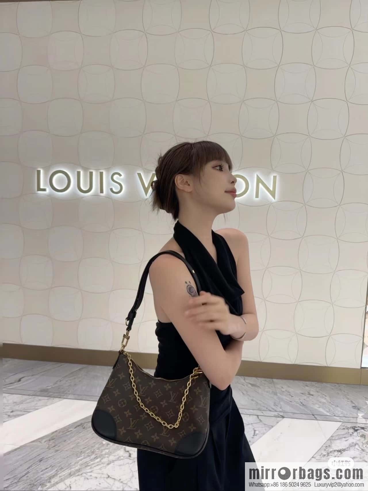 LV ππππππππ chip diamond beating horn series #M