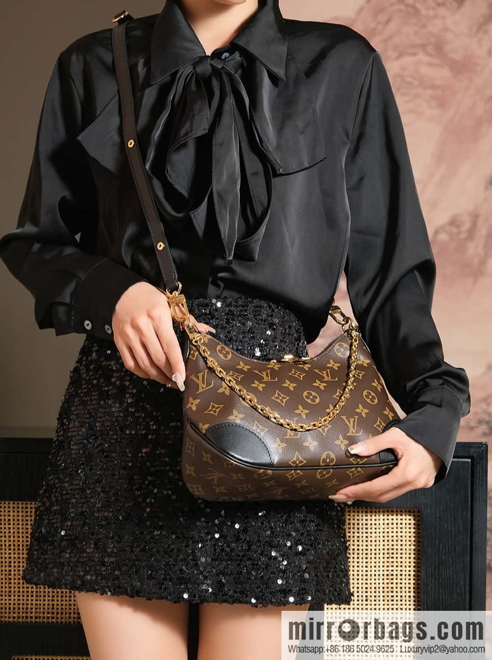 LV ππππππππ chip diamond beating horn series #M