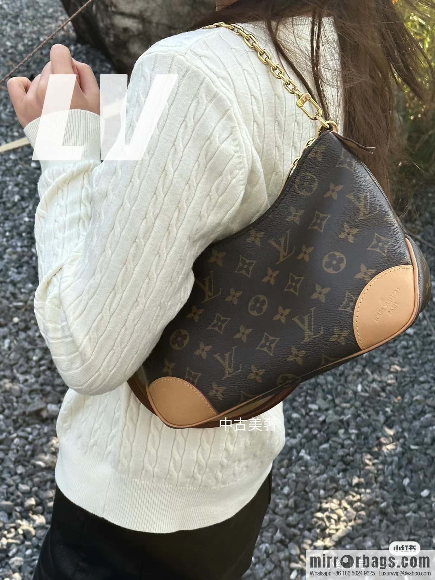 LV ππππππππ chip diamond beating horn series #M