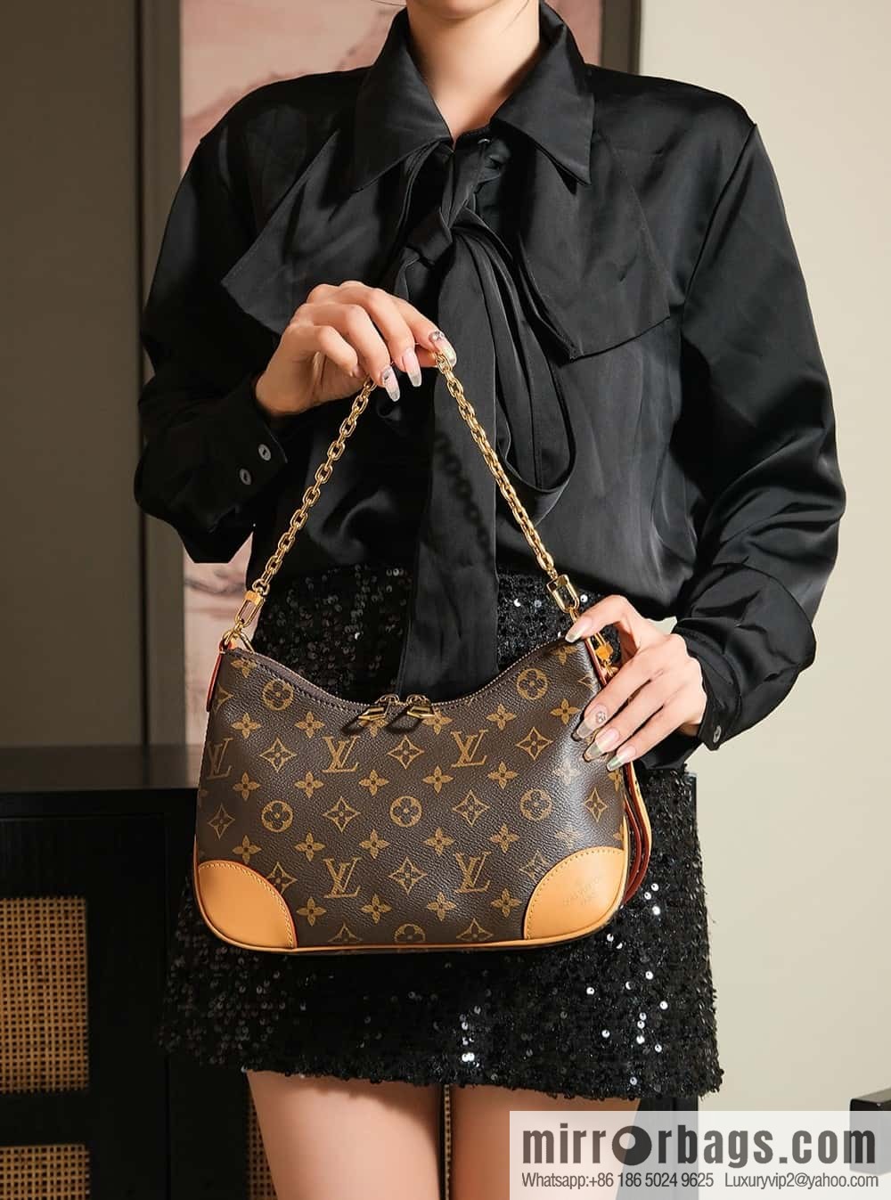 LV ππππππππ chip diamond beating horn series #M