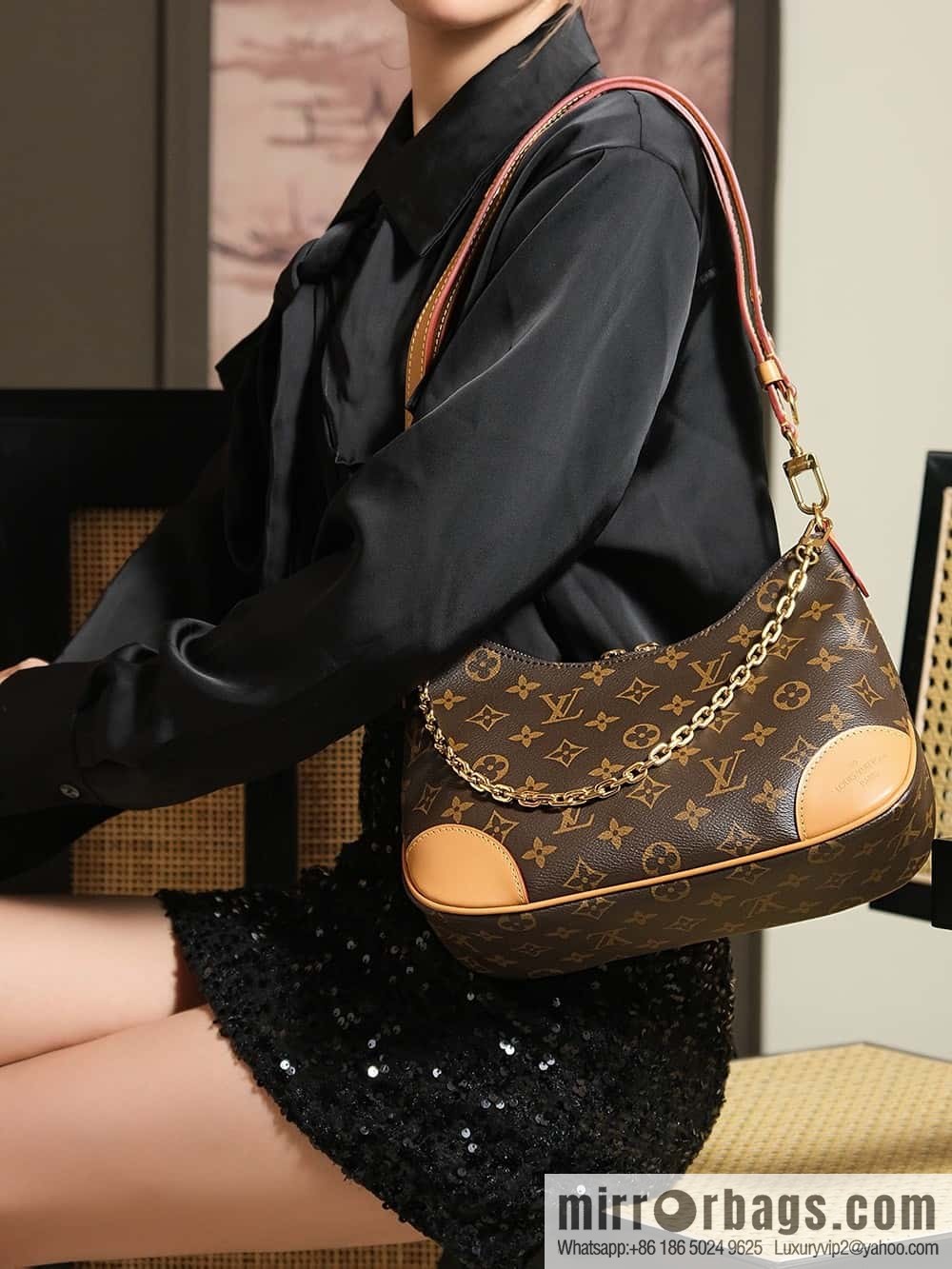 LV ππππππππ chip diamond beating horn series #M