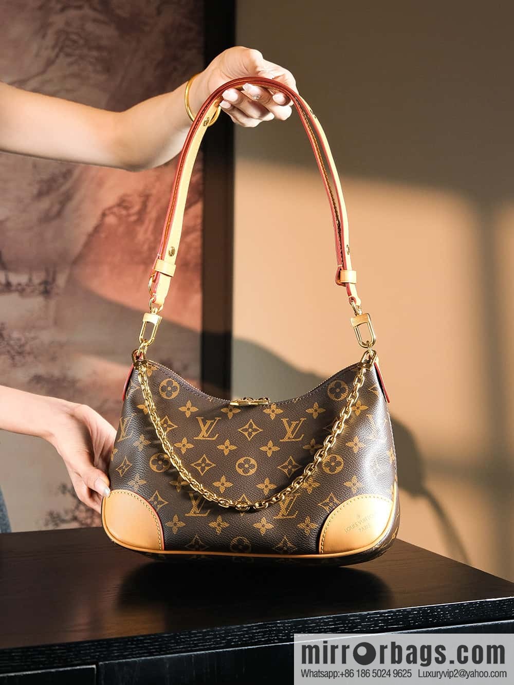 LV ππππππππ chip diamond beating horn series #M