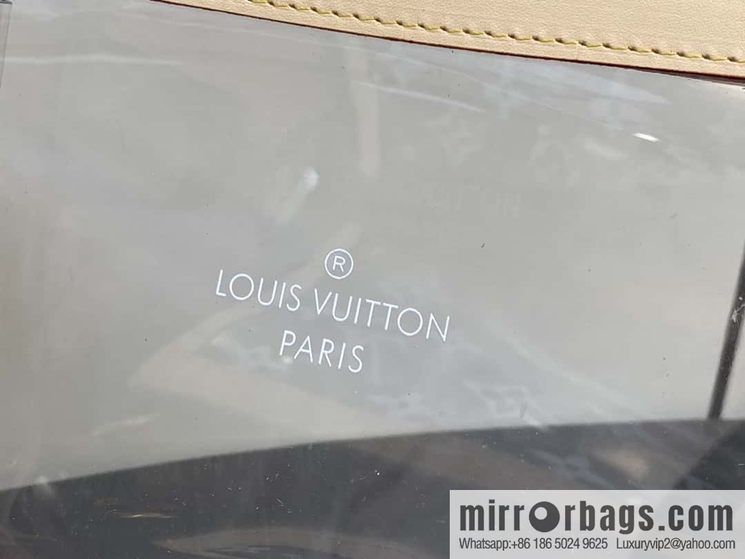 [Boutique‑grade] M11390 transparent, three-piece handbag clutch bag series Trio Poche Toilette handbag