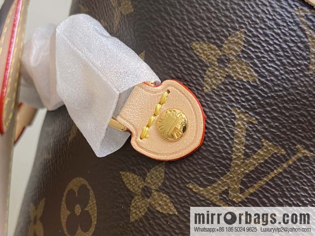 [Boutique‑grade] M11948 presbyopia apricot (seal double-sided) large shopping bag series NEVERFULL BANDOULIZRE INSIDE OUT large handbag