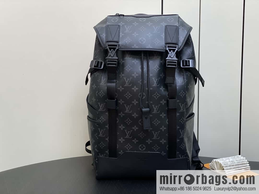 [Boutique‑grade] M46792 black flower, backpack series GETAWAY backpack