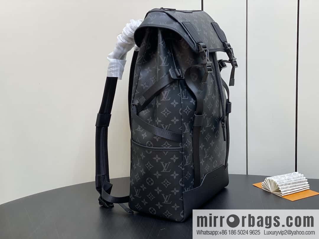 [Boutique‑grade] M46792 black flower, backpack series GETAWAY backpack