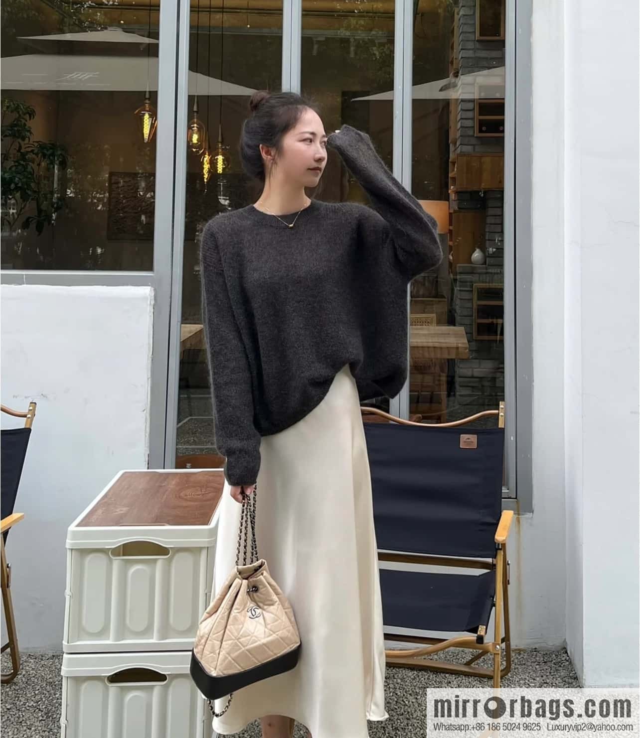 ๐๐ต๐ฎ๐ป๐ฒ๐น ๐๐ฎ๐ฏ๐ฟ๐ถ๐ฒ๐น๐น๐ฒ stray backpack, apricot black ๐งก A94485