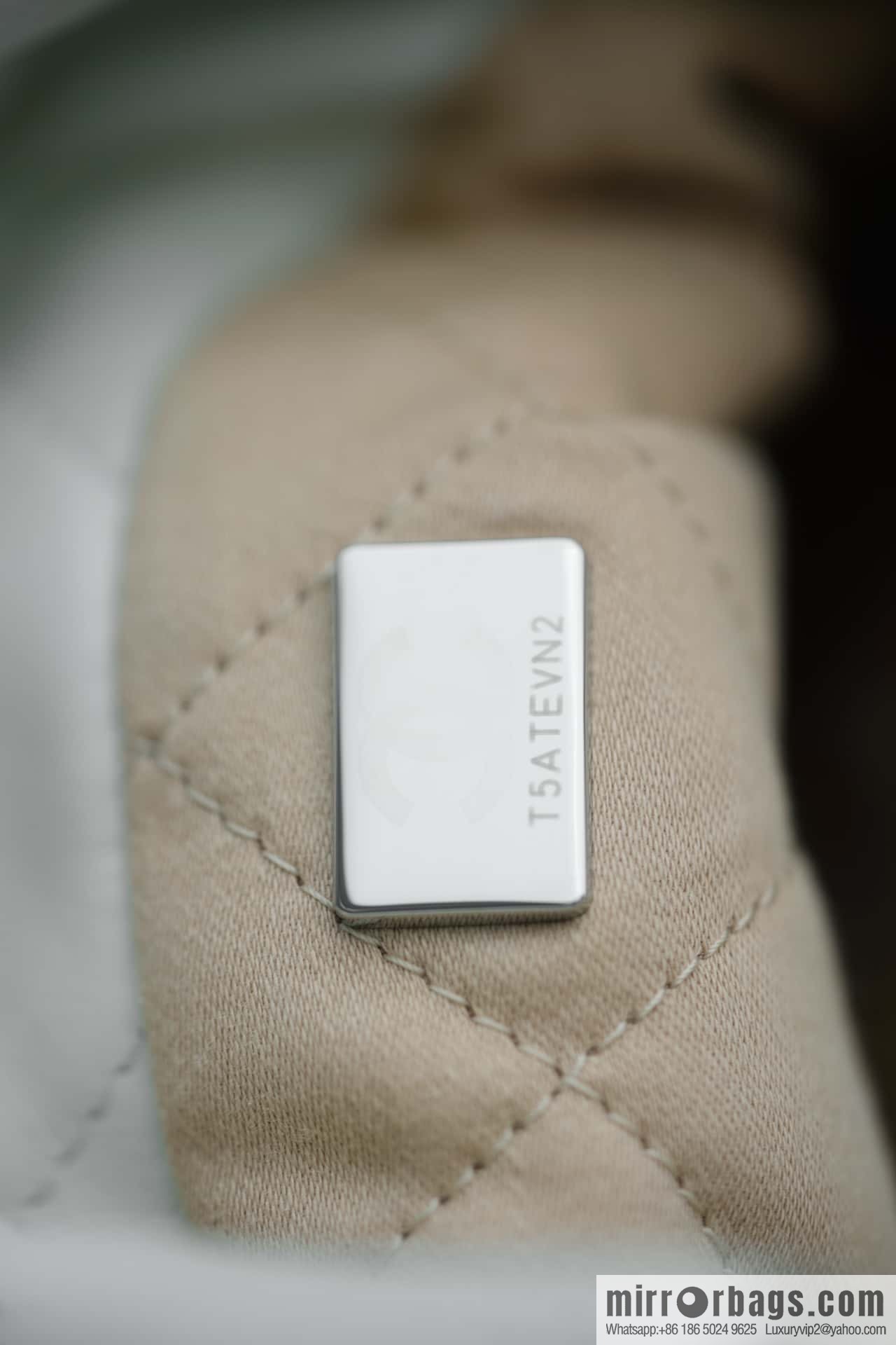 ππππππ 23S 22Mini bag silver, genuine leather AS3980