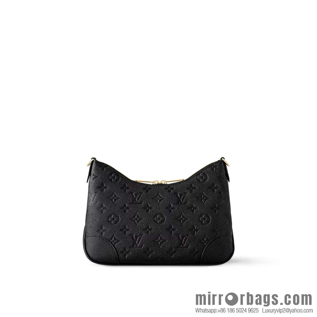 [Boutique‑grade] M12930 black full leather embossed, chain bag croissant series KOREA PRE-LAUNCH handbag