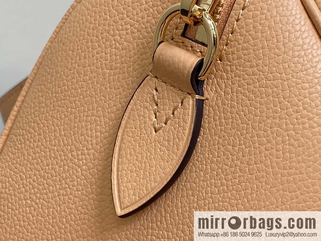 [Boutique‑grade] M12713 light brown, full leather speedy pillow bag series M46397 Speedy Bandoulière 20 handbag