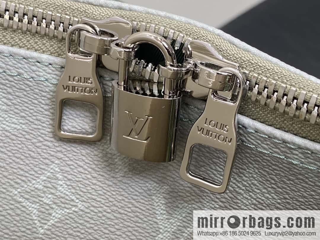 [Premium‑quality] M11718 green gradual change travel bag series Sac Keepall Bandoulière 45 M41418 11718 gradual change green flower