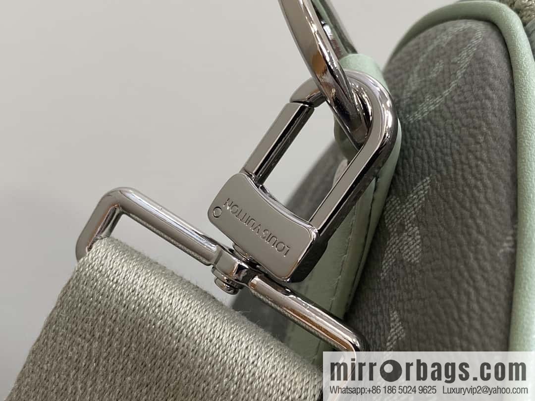 [Premium‑quality] M11718 green gradual change travel bag series Sac Keepall Bandoulière 45 M41418 11718 gradual change green flower