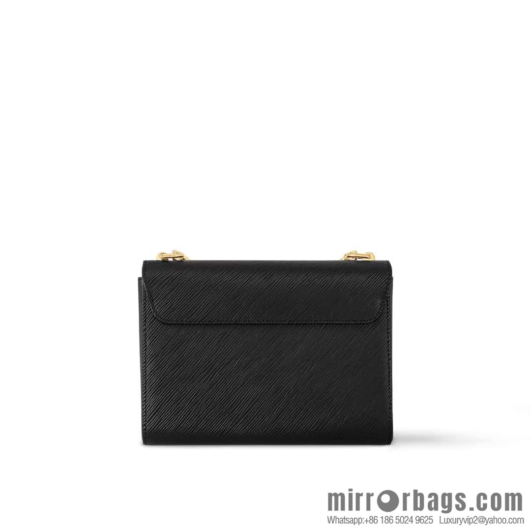 [Boutique‑grade] M24631 black, water ripple Twist series TWIST medium handbag M24630 meters white