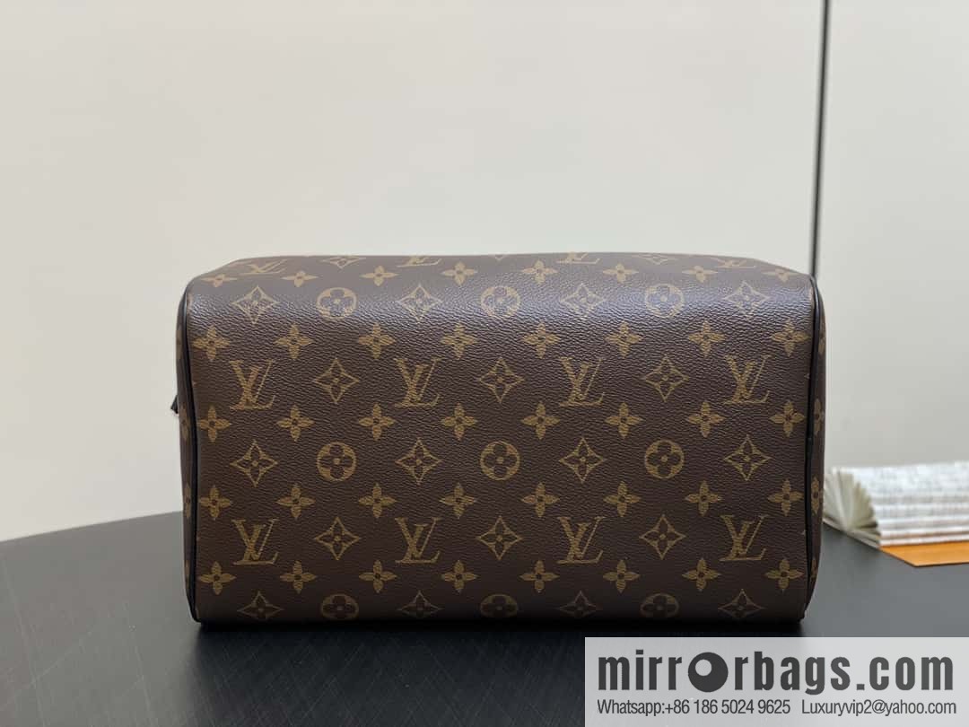 [Boutique‑grade] M12243 presbyopia/black leather, pillow bag speedy series Speedy Soft 30 Dark handbag