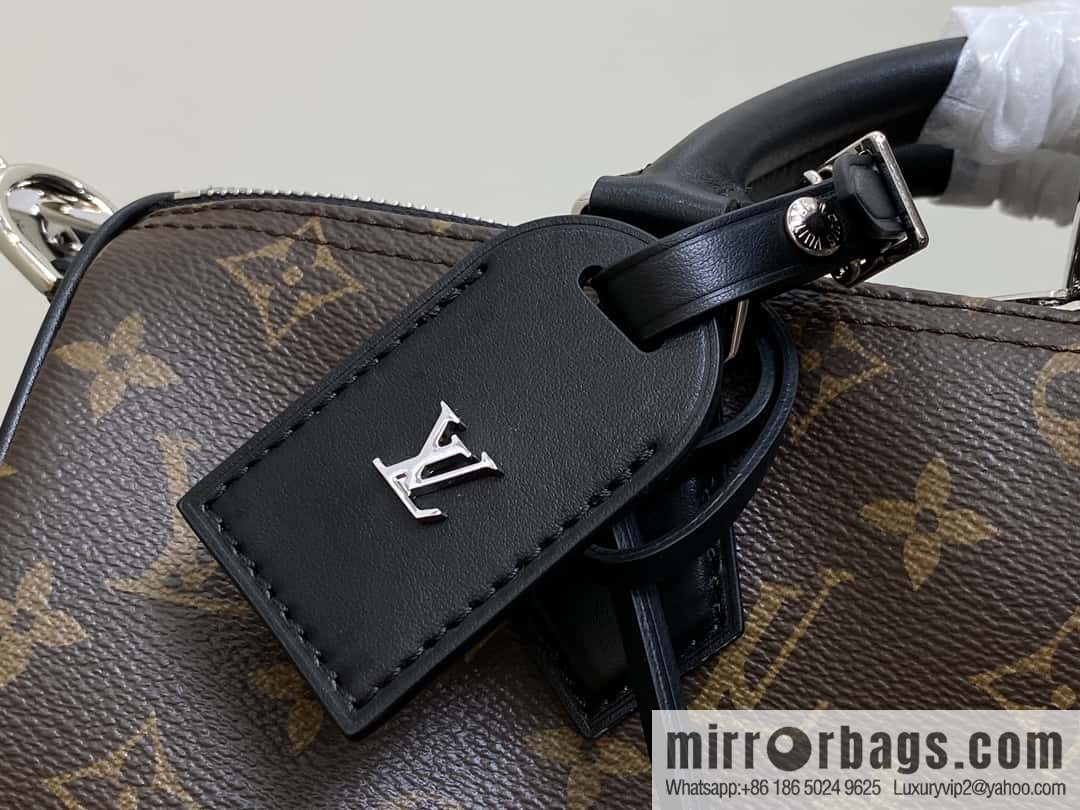 [Boutique‑grade] M12243 presbyopia/black leather, pillow bag speedy series Speedy Soft 30 Dark handbag