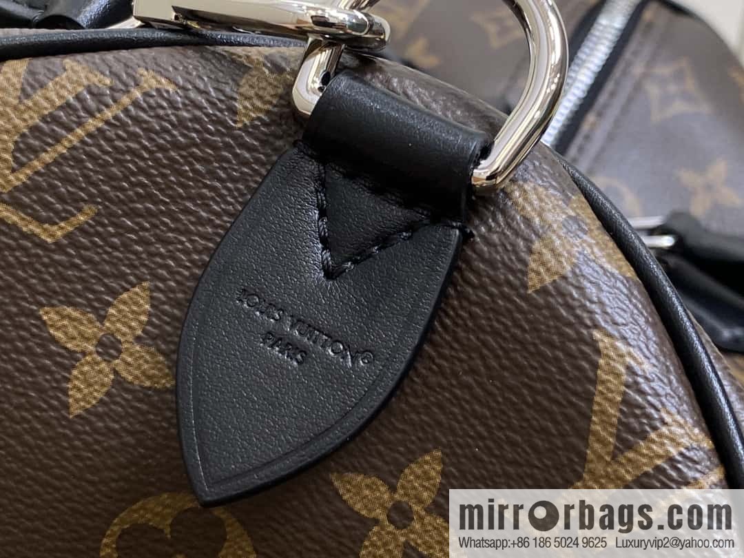 [Boutique‑grade] M12243 presbyopia/black leather, pillow bag speedy series Speedy Soft 30 Dark handbag