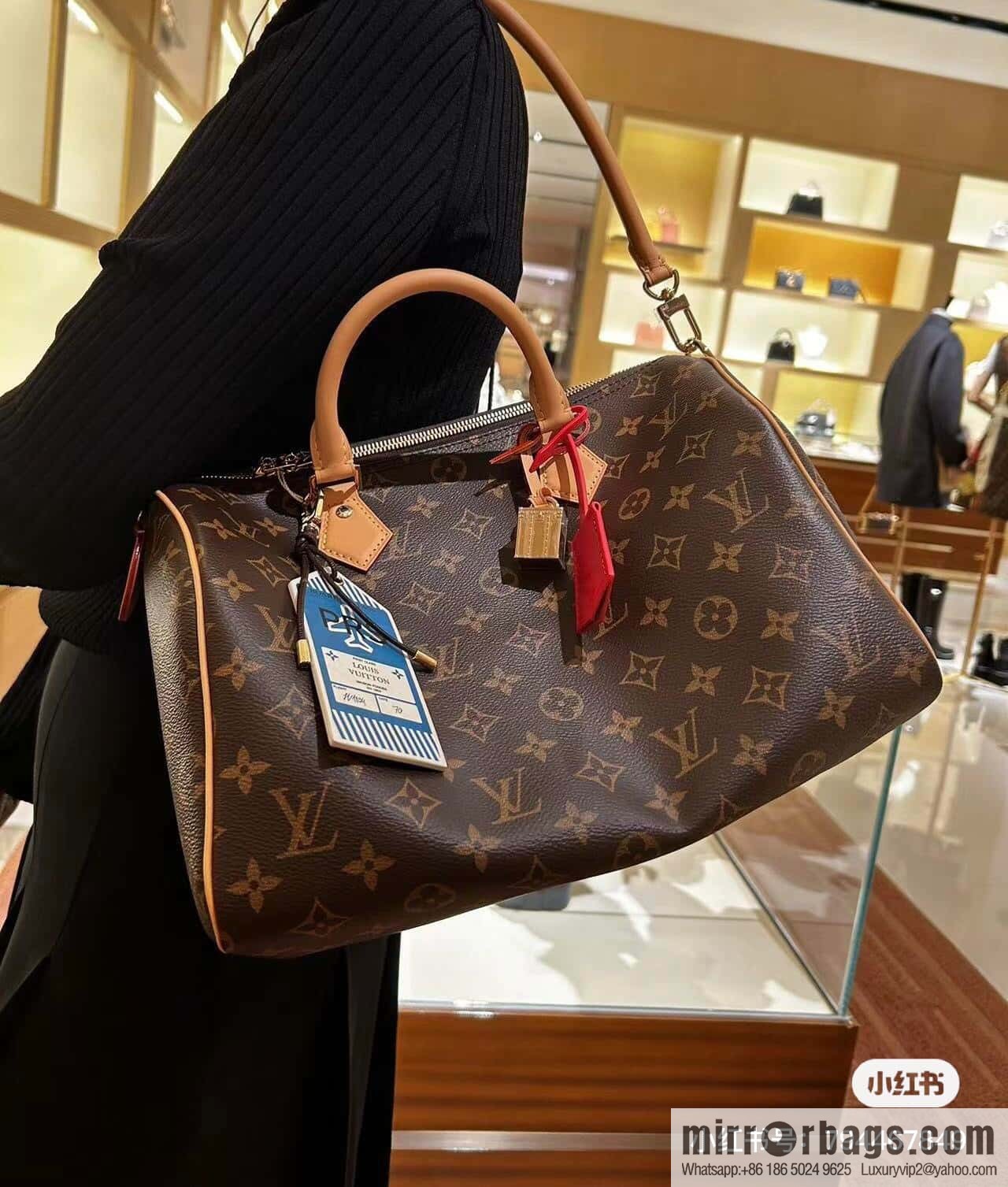 M11945 presbyopia official website picture pillow bag speedy series Speedy Soft 30 Dark handbag