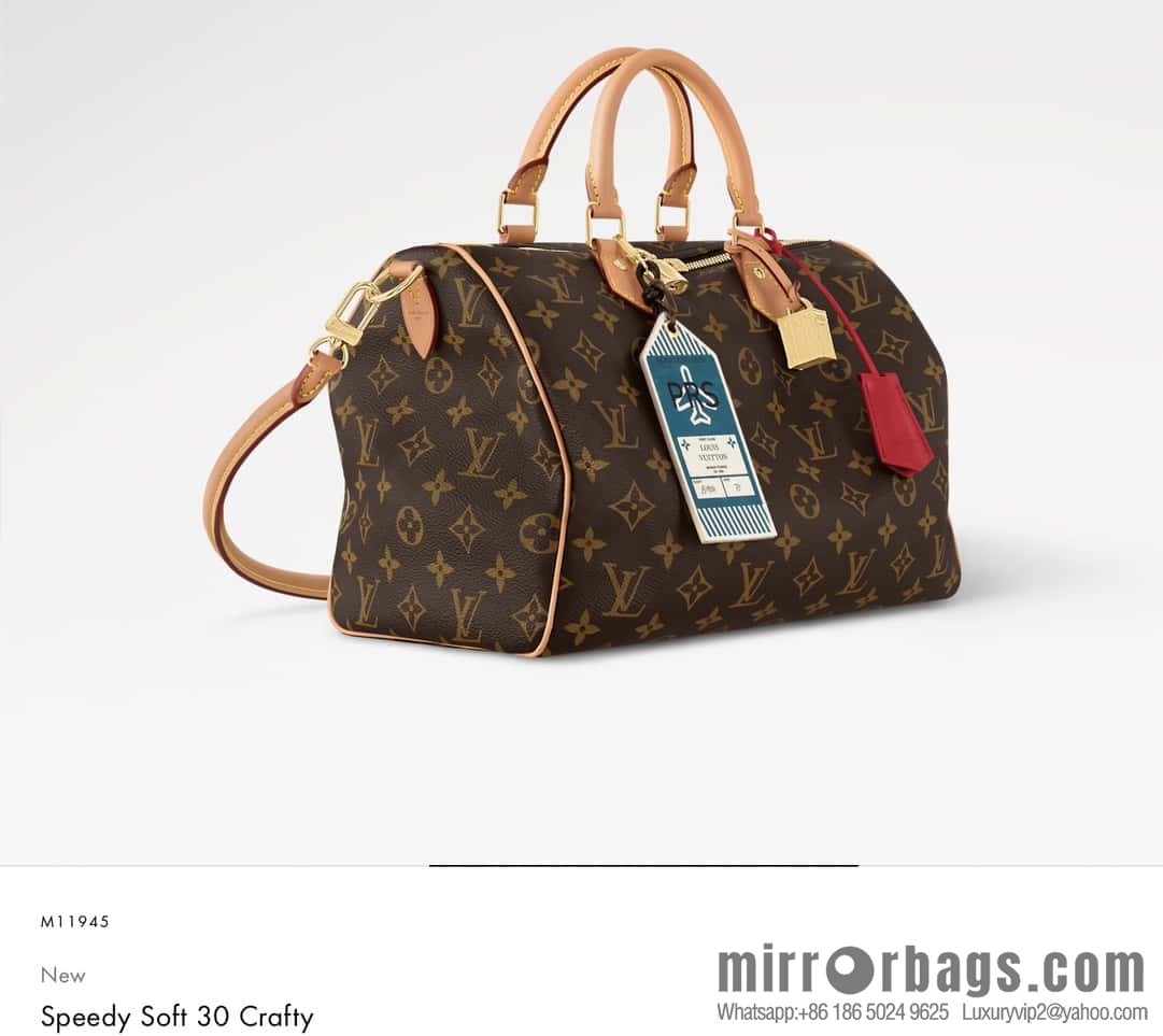 M11945 presbyopia official website picture pillow bag speedy series Speedy Soft 30 Dark handbag