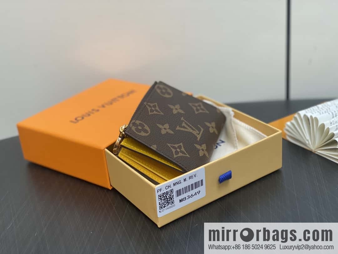M83649 presbyopia yellow, wallet change bag wallet series Lisa Wallet wallet M82605 M82383