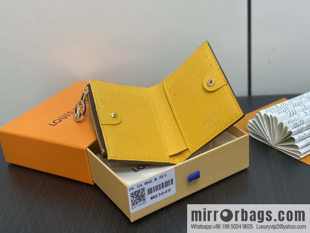 M83649 presbyopia yellow, wallet change bag wallet series Lisa Wallet wallet M82605 M82383