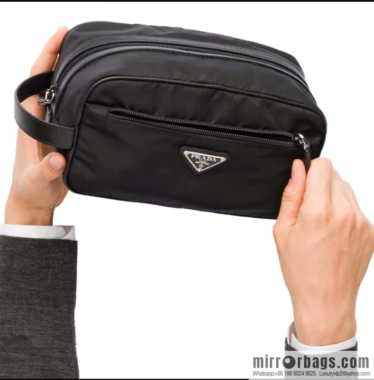 PRADA ๐ new wash handbag ๐ 2NA819 storage bag