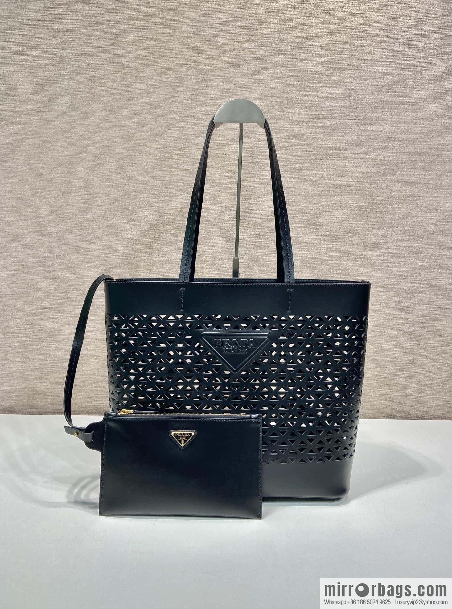 PRADA 🎉 hollow tote bag 🎉 1BG503 hollow 🎉🎉 black