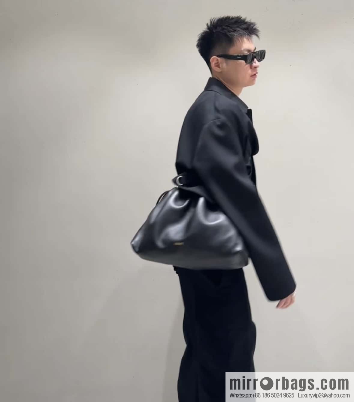 LOEWEFlamenco Purse Large Lucky Bag 🔥 0802 Black