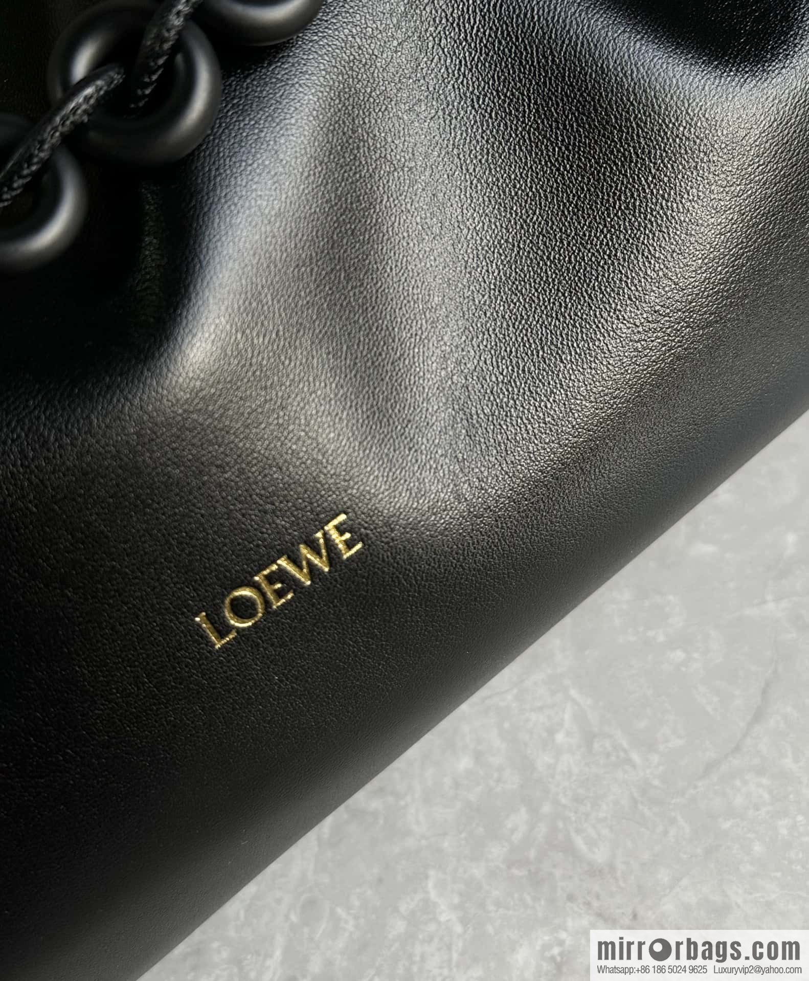 LOEWEFlamenco Purse Large Lucky Bag 🔥 0802 Black