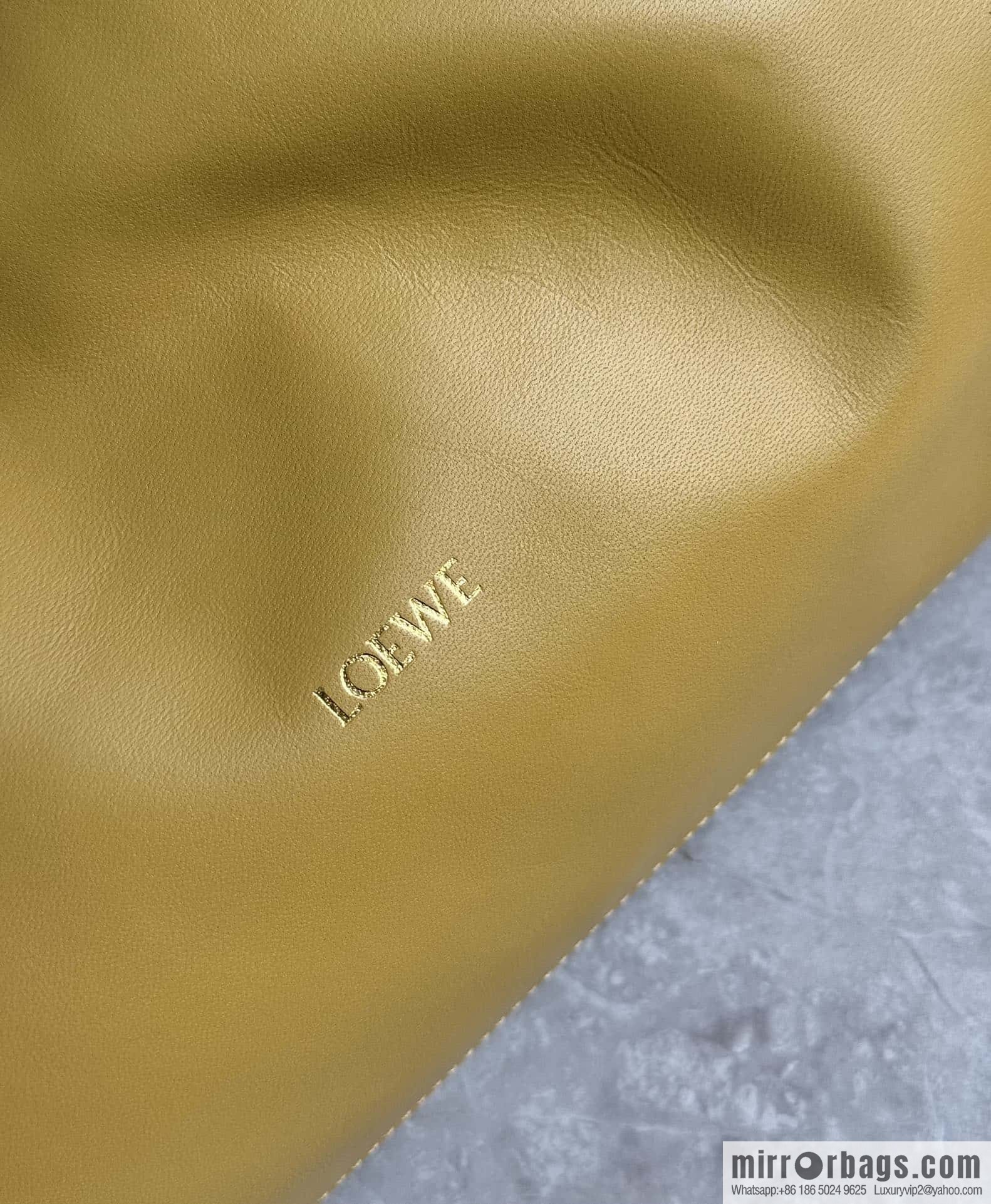 LOEWEFlamenco Purse large lucky bag 🔥 0802 yellow