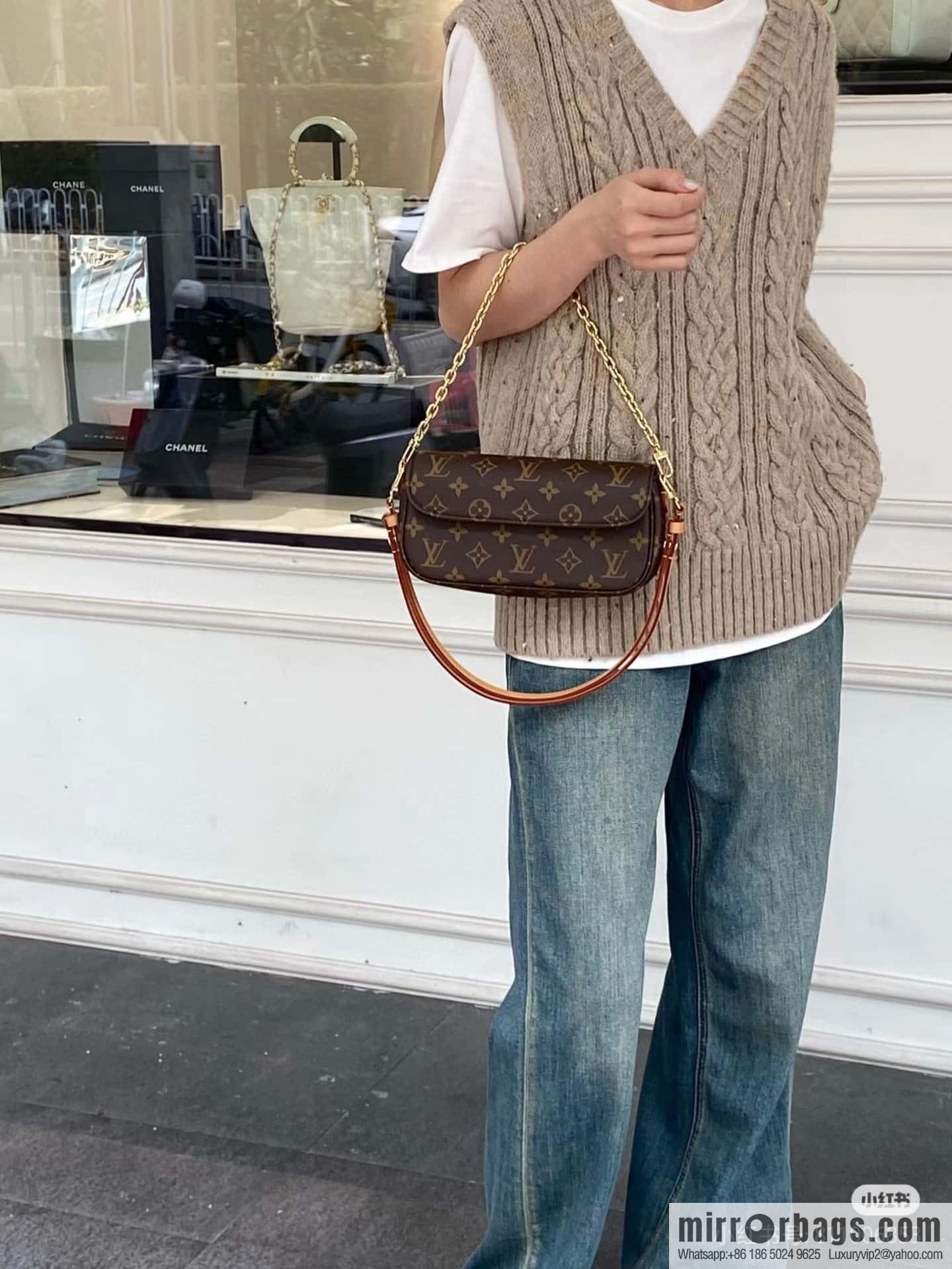 LV 𝐖𝐀𝐋𝐋𝐄𝐓 𝐎𝐍 𝐂𝐇𝐀𝐈𝐍 𝐈𝐕𝐘 Chip Rhombus Code Series #M