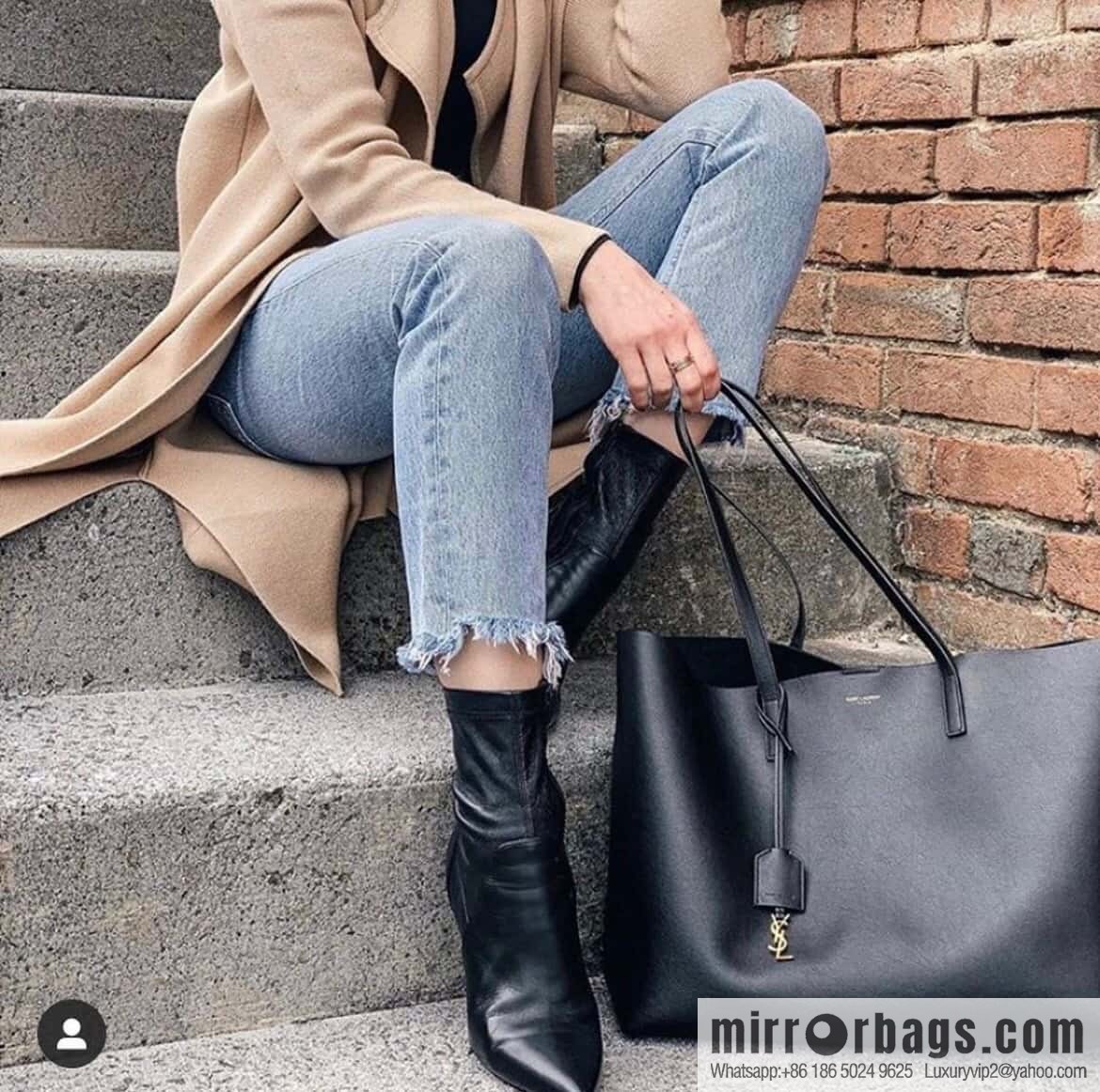 YSL 𝗦𝗵𝗼𝗽𝗽𝗶𝗻𝗴 𝘁𝗼𝘁𝗲 𝗯𝗮𝗴 shopping bag 394195