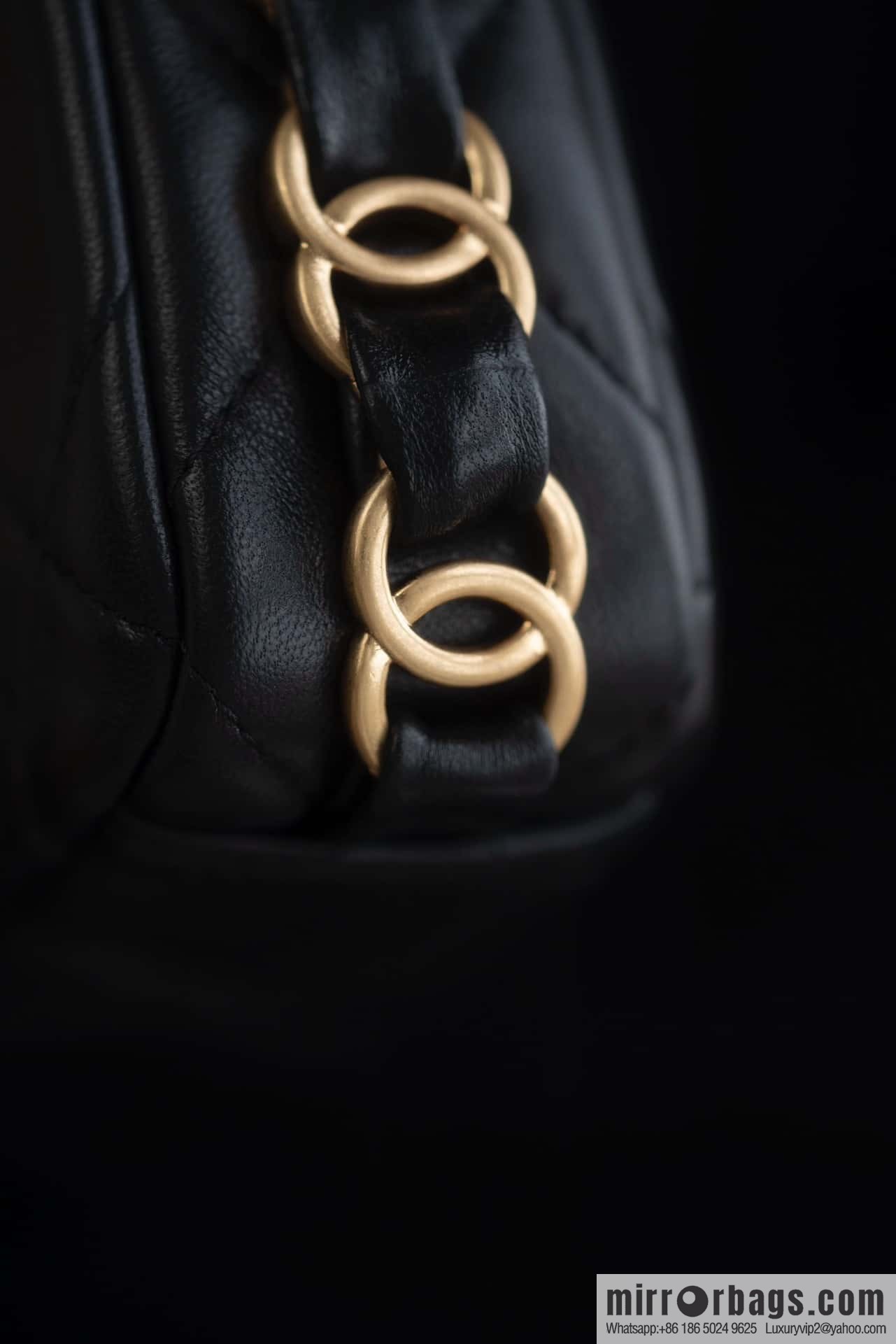 ππππππ 24K thick chain Hobo black π€ AS5177 B18293 94305