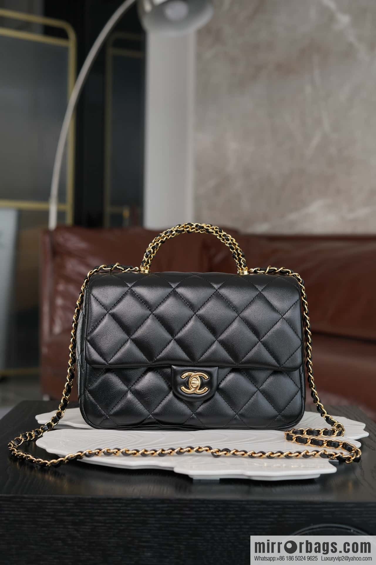 ππππππ πππ Flap new thick chain handle, large AS5043 black
