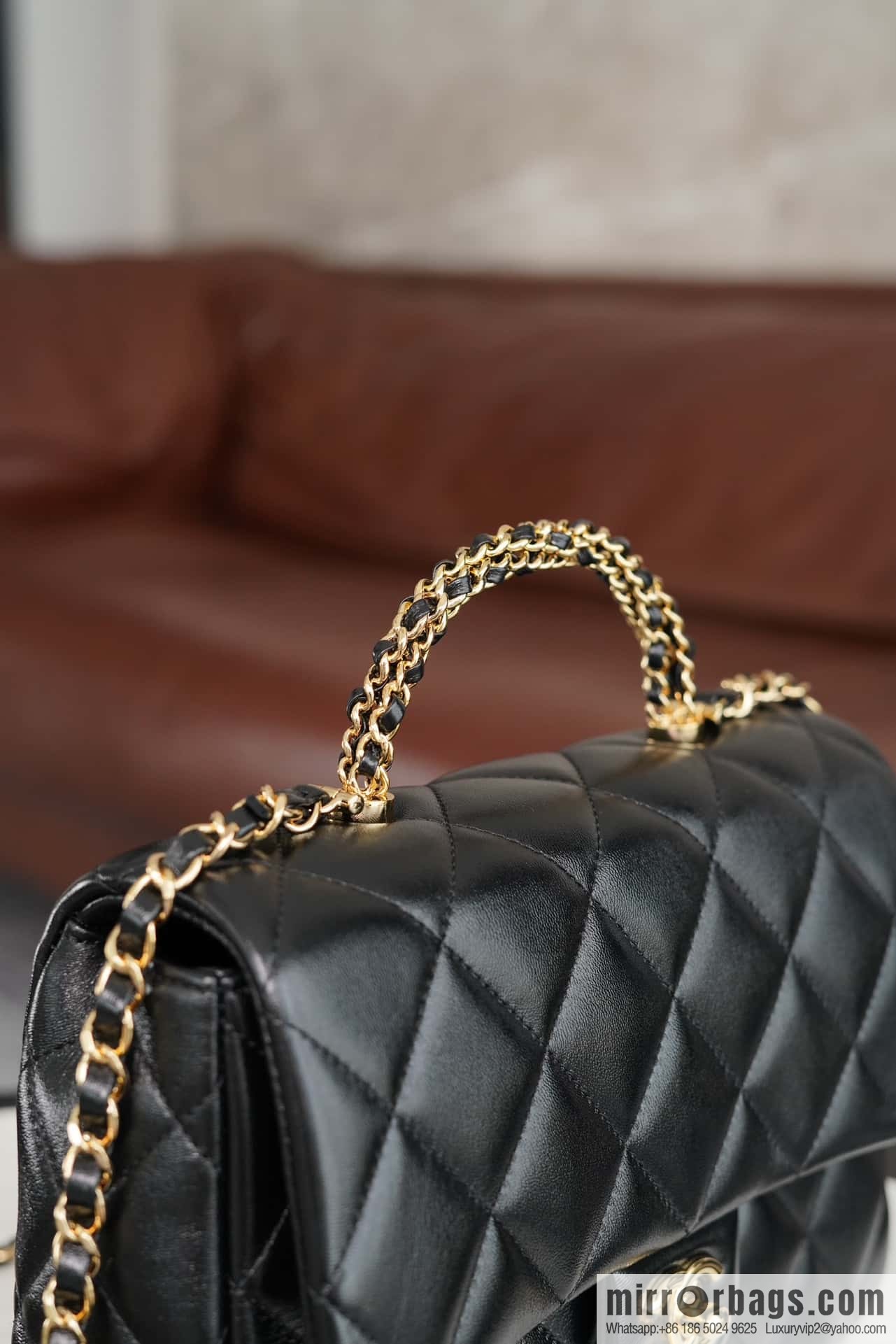 ππππππ πππ Flap new thick chain handle, large AS5043 black