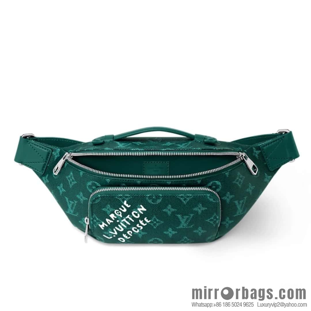 [Boutique‑grade] M12867 green, chest bag fanny pack series RUSH fanny pack
