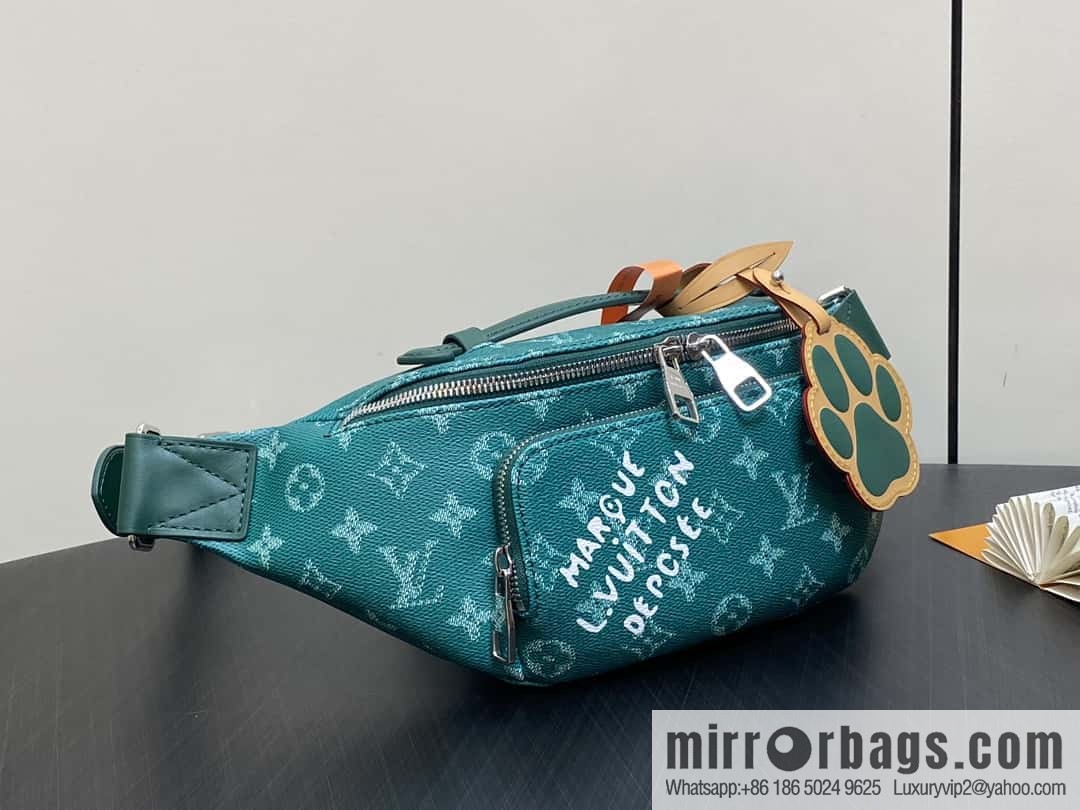[Boutique‑grade] M12867 green, chest bag fanny pack series RUSH fanny pack
