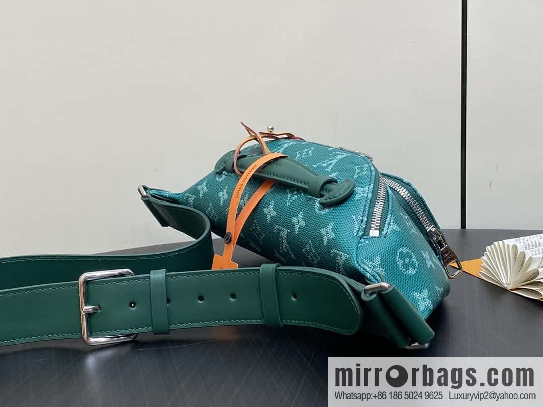 [Boutique‑grade] M12867 green, chest bag fanny pack series RUSH fanny pack
