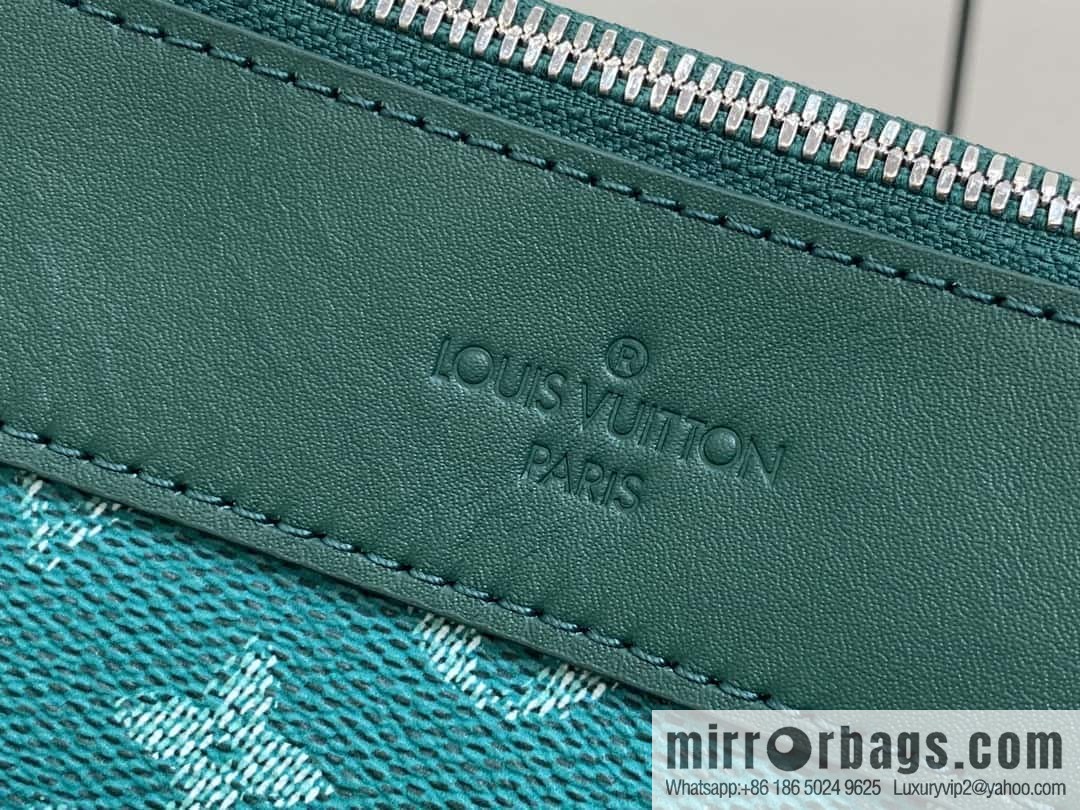 [Boutique‑grade] M12665 green, handbag clutch series Pochette Voyage Souple clutch
