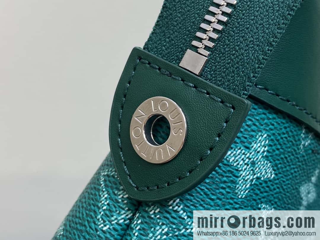 [Boutique‑grade] M12665 green, handbag clutch series Pochette Voyage Souple clutch