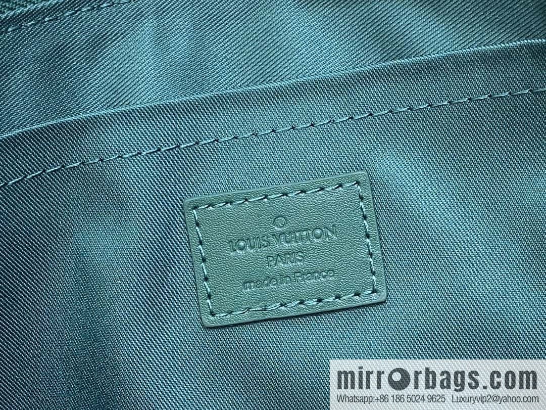 [Boutique‑grade] M12665 green, handbag clutch series Pochette Voyage Souple clutch
