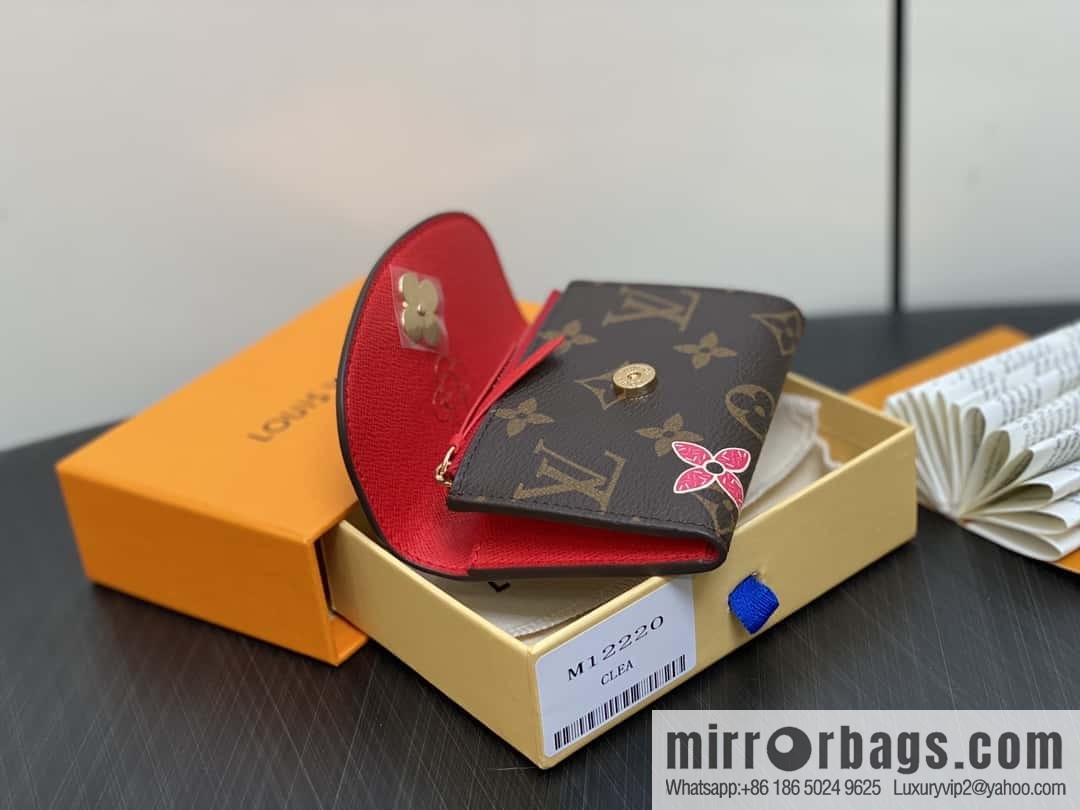 [Boutique‑grade] M12220 red, Christmas change bag wallet series Rosalie change bag