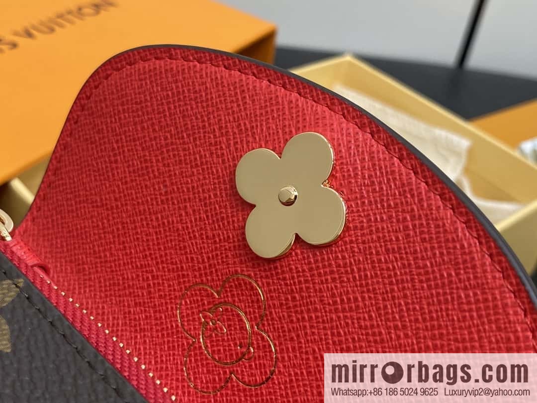 [Boutique‑grade] M12220 red, Christmas change bag wallet series Rosalie change bag