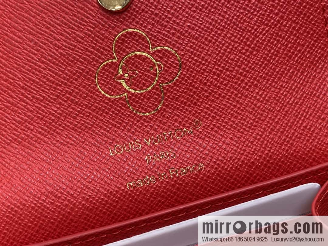 [Boutique‑grade] M12220 red, Christmas change bag wallet series Rosalie change bag