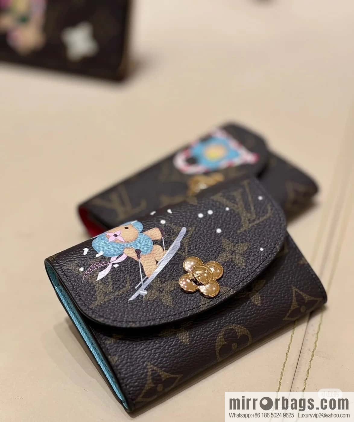 [Boutique‑grade] M12239 blue, Christmas change bag wallet series Rosalie change bag