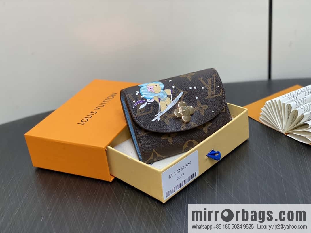 [Boutique‑grade] M12239 blue, Christmas change bag wallet series Rosalie change bag
