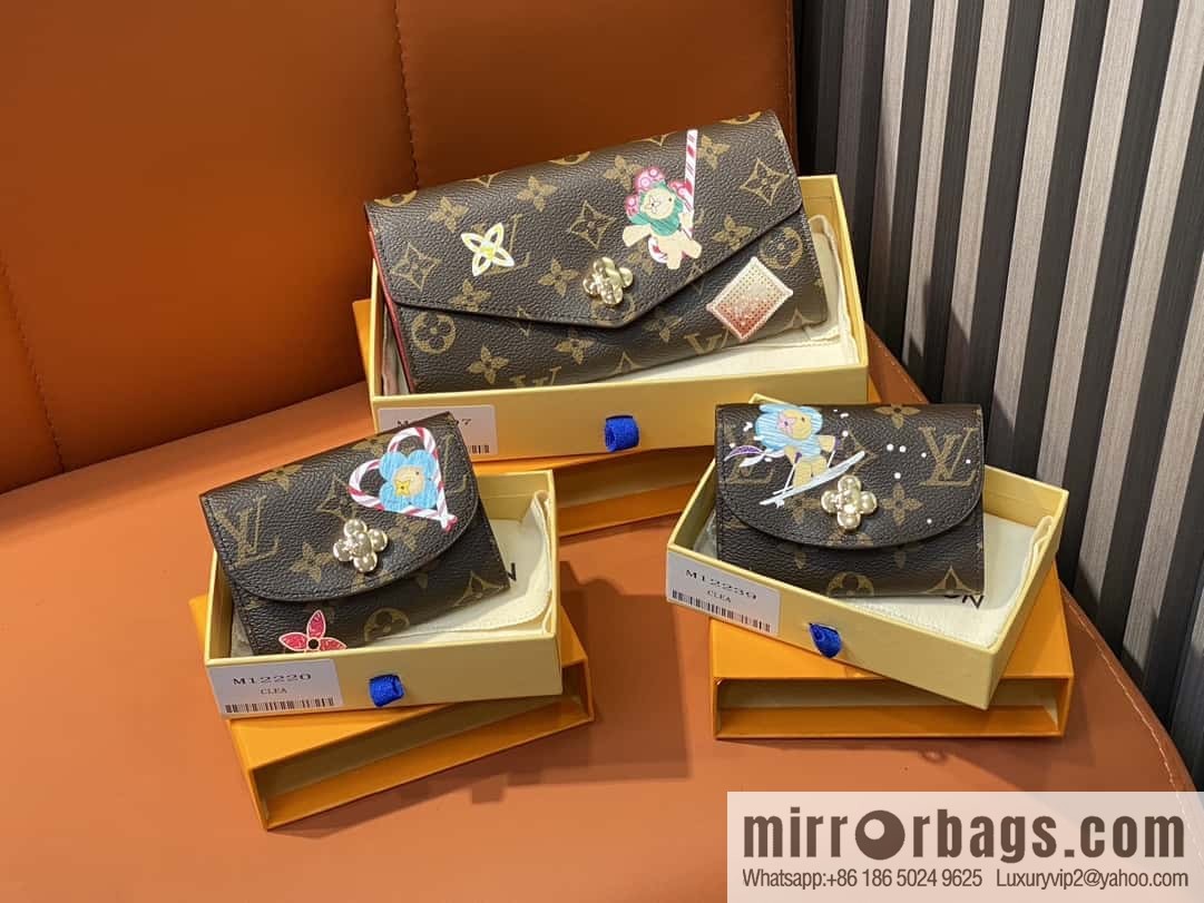 [Boutique‑grade] M12207 red, Christmas model, flip wallet series, envelope Sarah wallet.