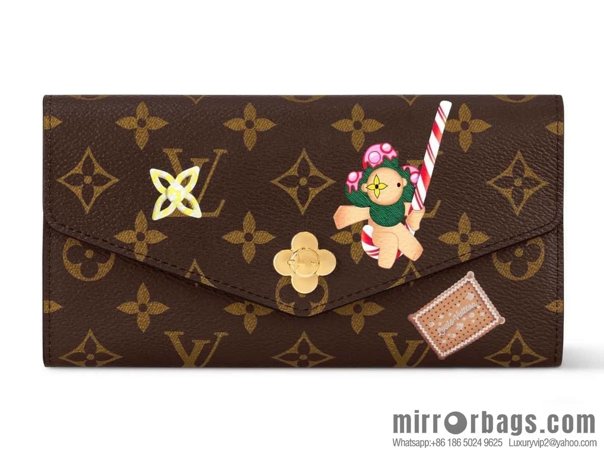 [Boutique‑grade] M12207 red, Christmas model, flip wallet series, envelope Sarah wallet.