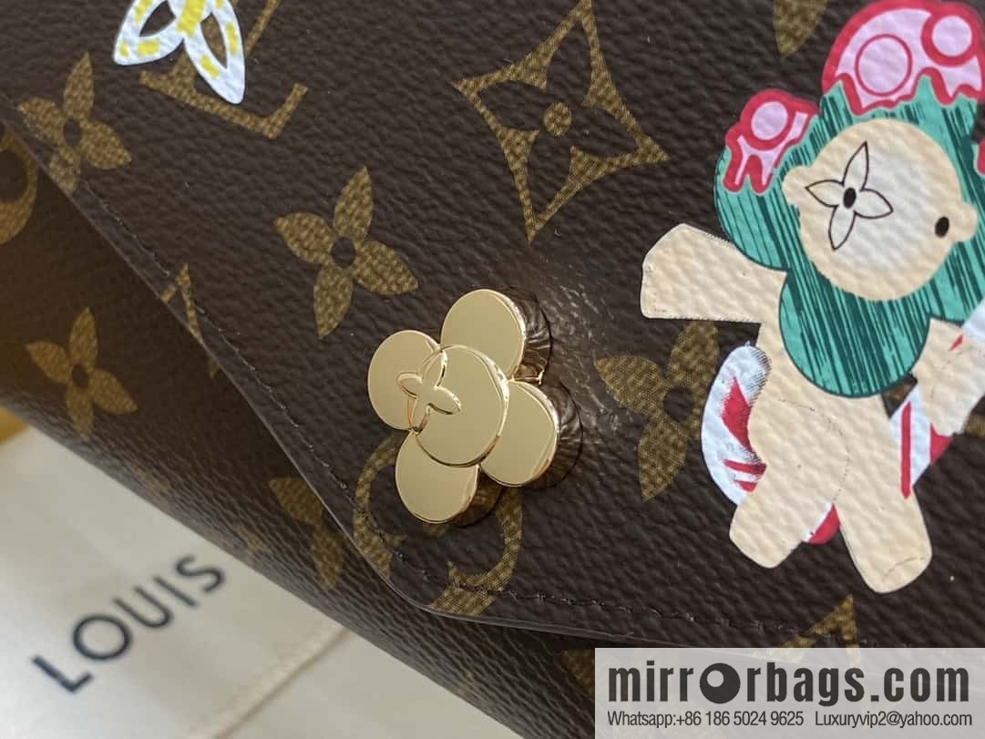 [Boutique‑grade] M12207 red, Christmas model, flip wallet series, envelope Sarah wallet.