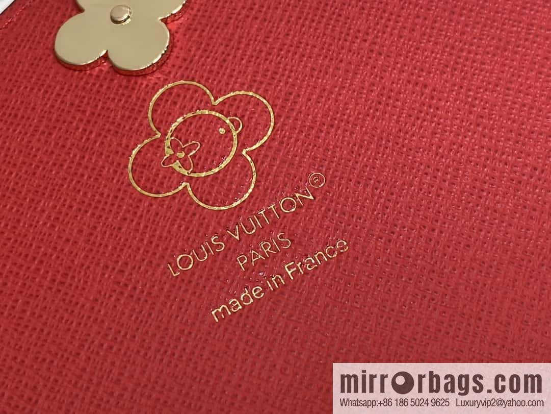 [Boutique‑grade] M12207 red, Christmas model, flip wallet series, envelope Sarah wallet.