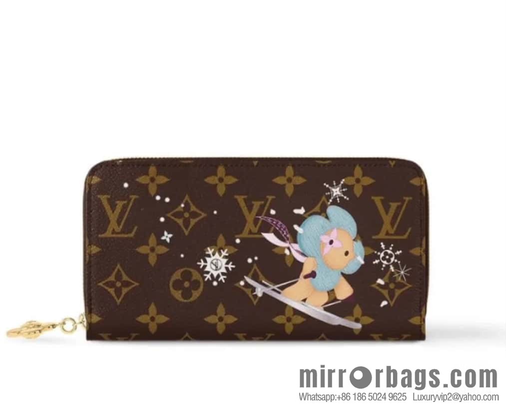 [Boutique‑grade] M12223 blue, Christmas single zipper wallet series Zippy zipper wallet